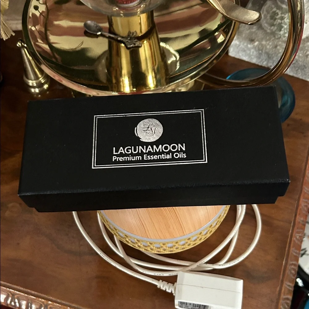 Wood Grain Aroma Diffuser & Essential Oils